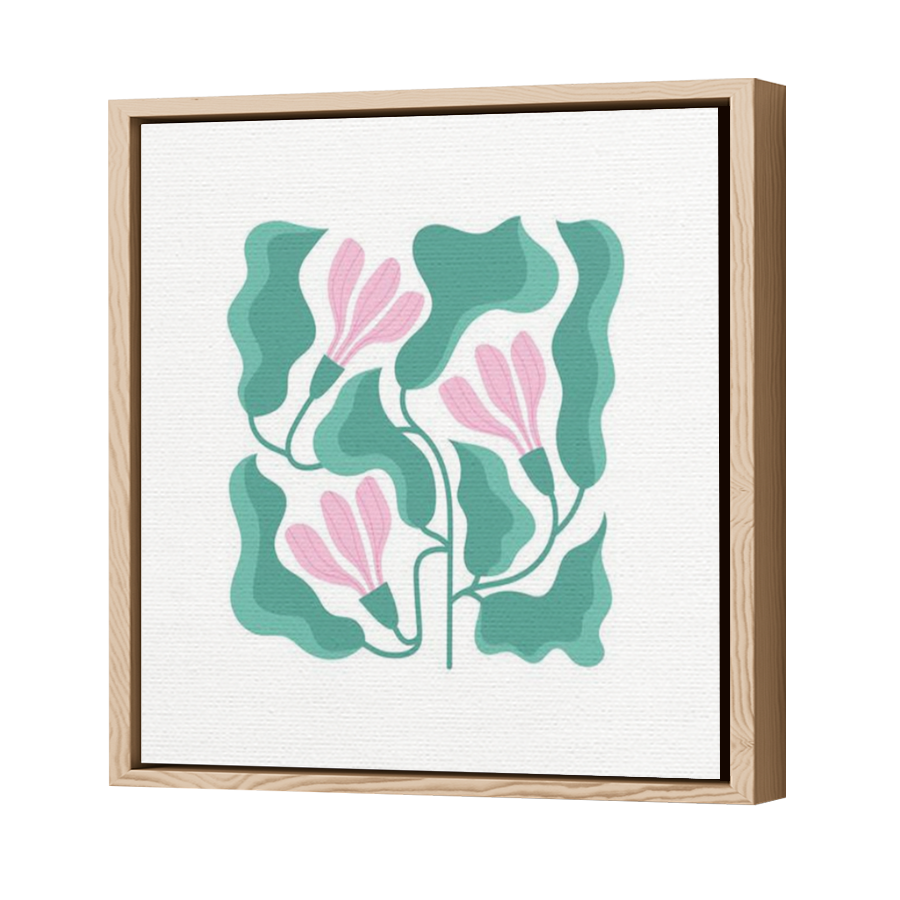 Thumbnail for Canvas - Wood Grain Floating Frame