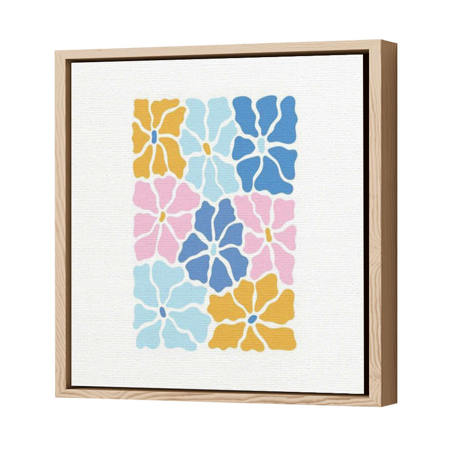 Thumbnail for Canvas - Wood Grain Floating Frame