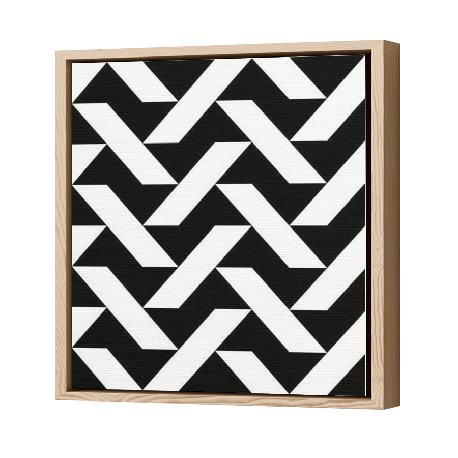 Thumbnail for Canvas - Wood Grain Floating Frame