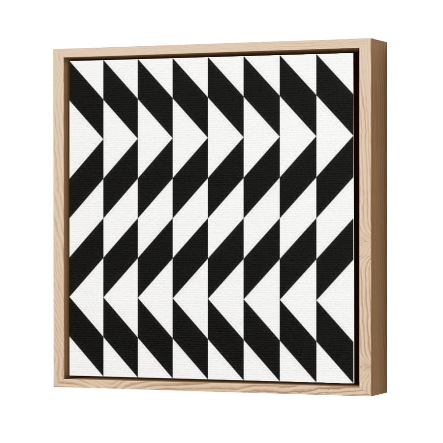 Thumbnail for Canvas - Wood Grain Floating Frame