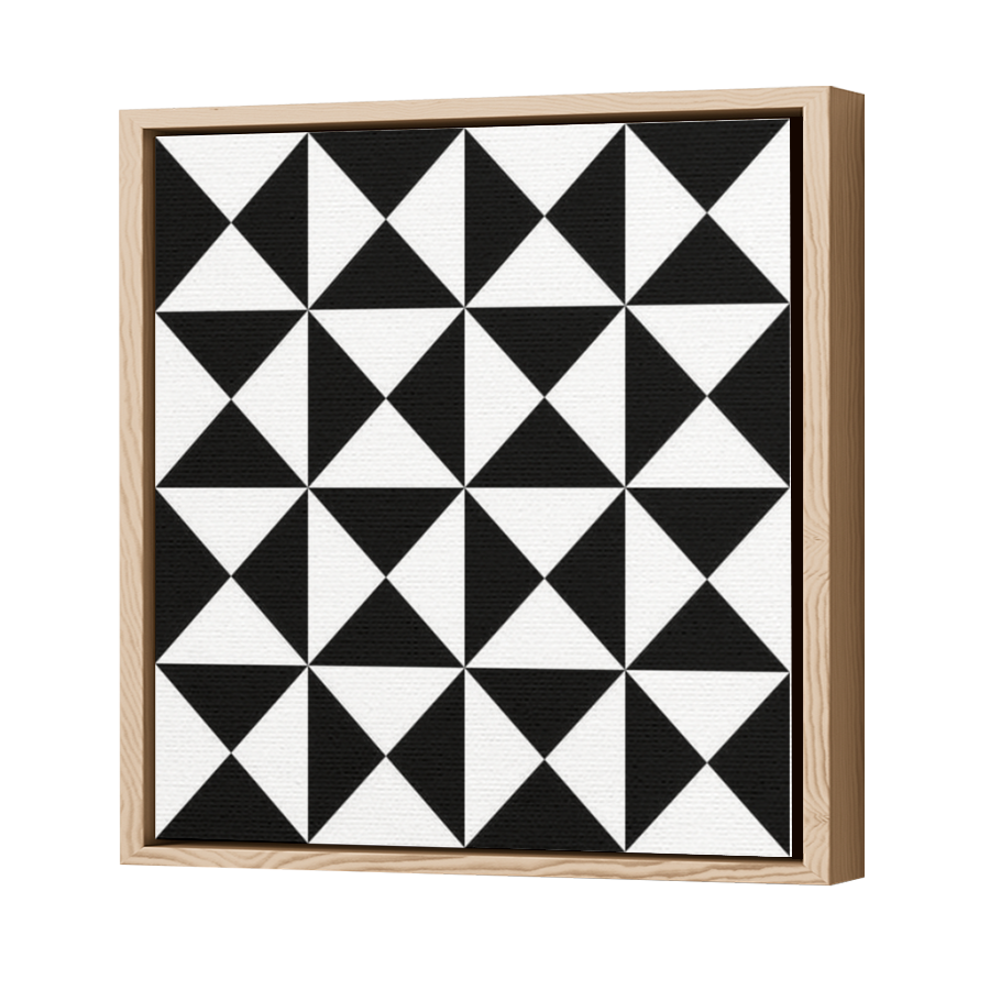 Thumbnail for Canvas - Wood Grain Floating Frame