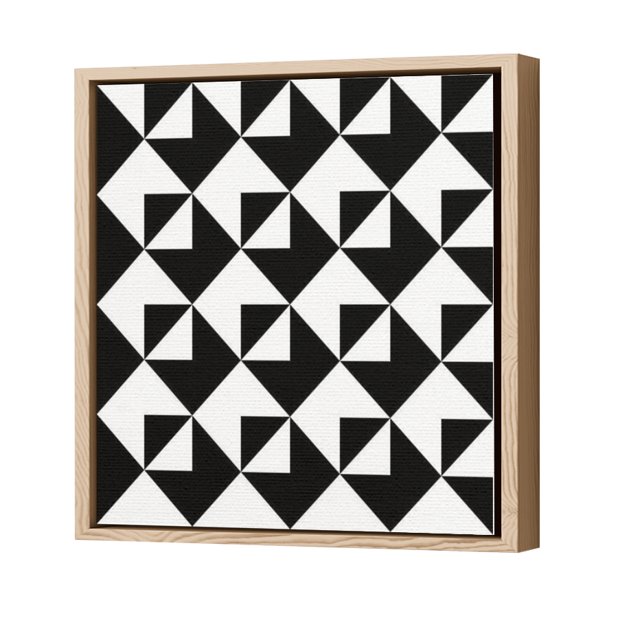 Thumbnail for Canvas - Wood Grain Floating Frame