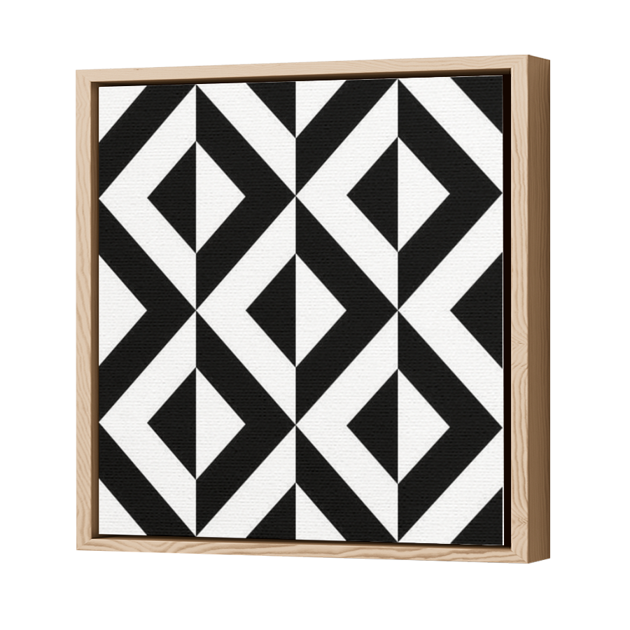 Thumbnail for Canvas - Wood Grain Floating Frame