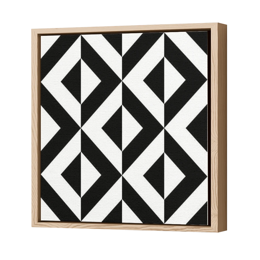 Thumbnail for Canvas - Wood Grain Floating Frame