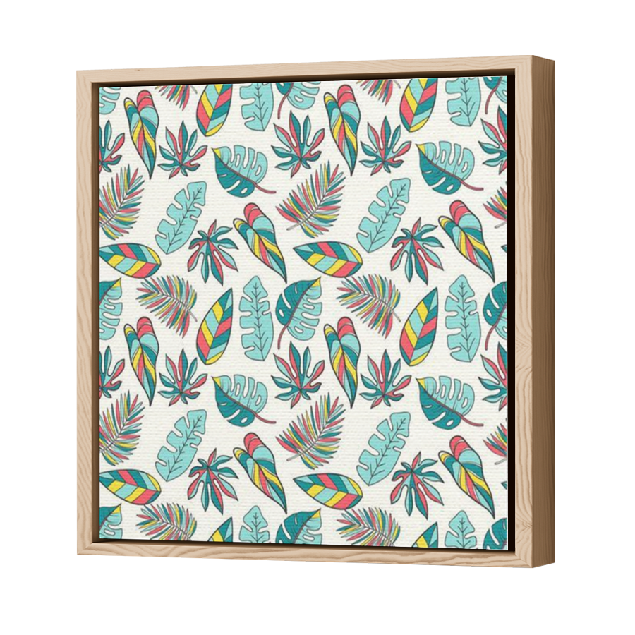 Thumbnail for Canvas - Wood Grain Floating Frame