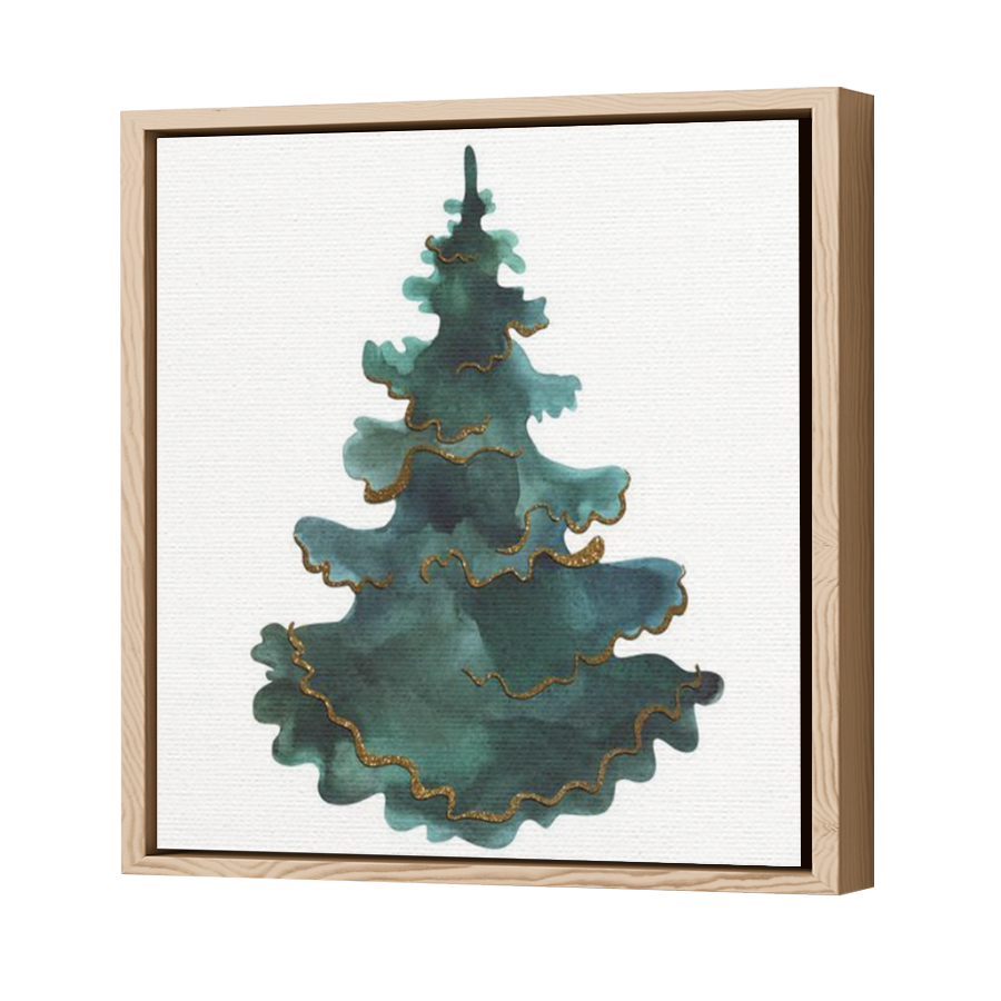 Thumbnail for Canvas - Wood Grain Floating Frame
