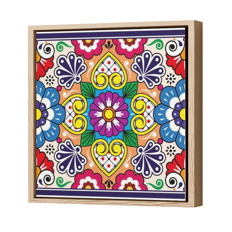 Thumbnail for Canvas - Wood Grain Floating Frame
