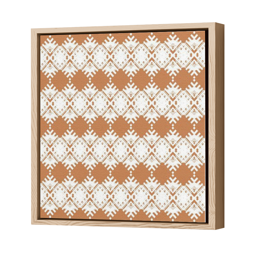 Thumbnail for Canvas - Wood Grain Floating Frame