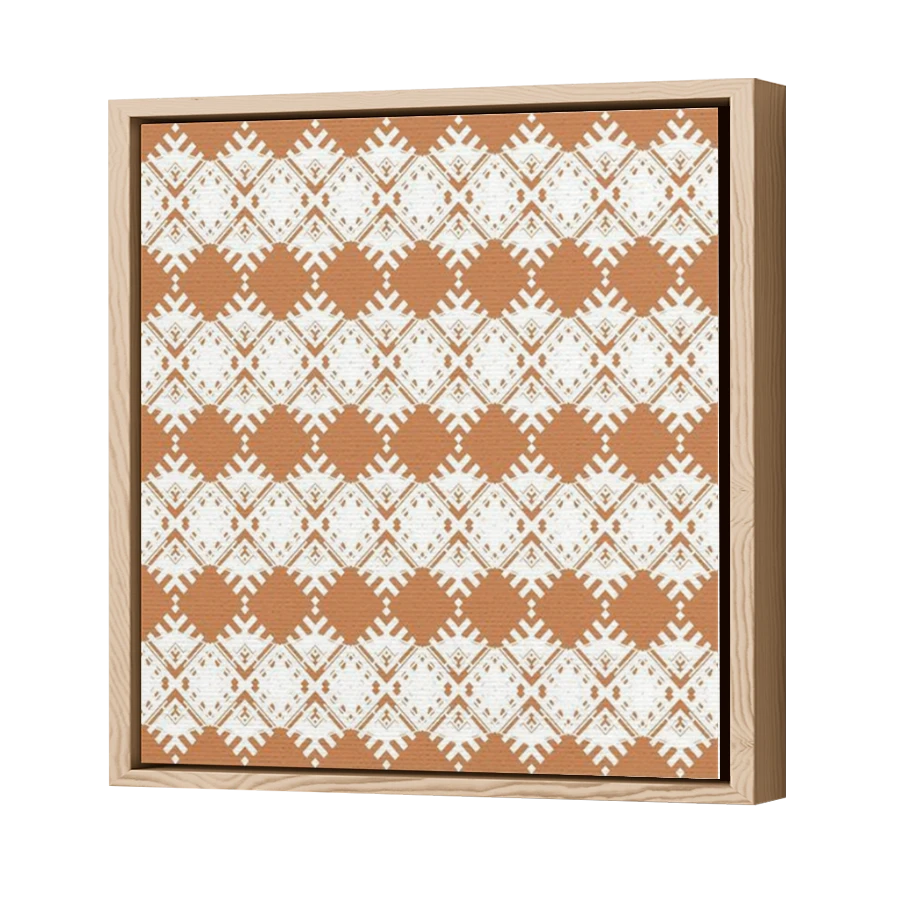 Thumbnail for Canvas - Wood Grain Floating Frame