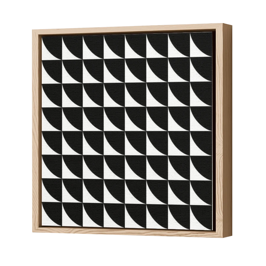 Thumbnail for Canvas - Wood Grain Floating Frame