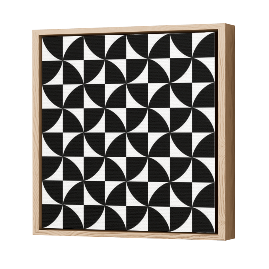 Thumbnail for Canvas - Wood Grain Floating Frame