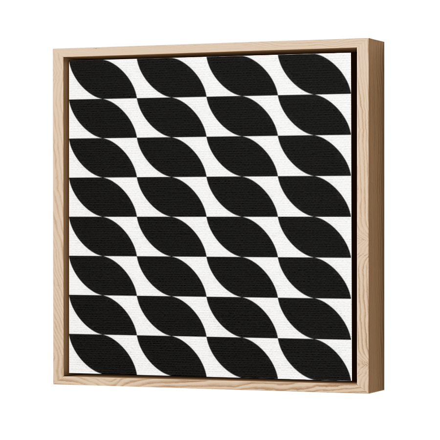 Thumbnail for Canvas - Wood Grain Floating Frame
