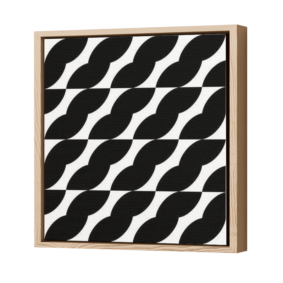 Thumbnail for Canvas - Wood Grain Floating Frame