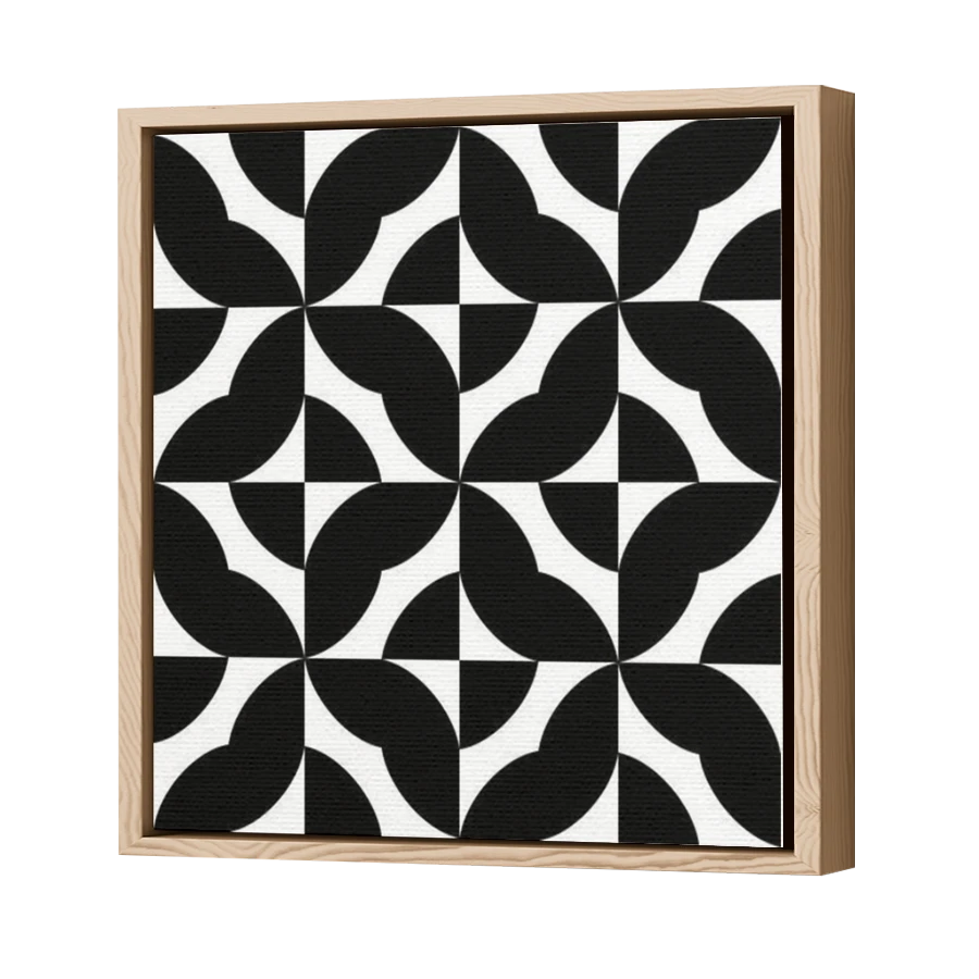 Thumbnail for Canvas - Wood Grain Floating Frame