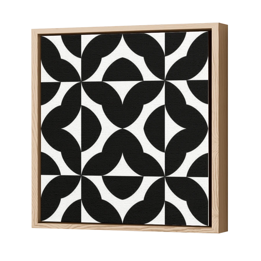 Thumbnail for Canvas - Wood Grain Floating Frame