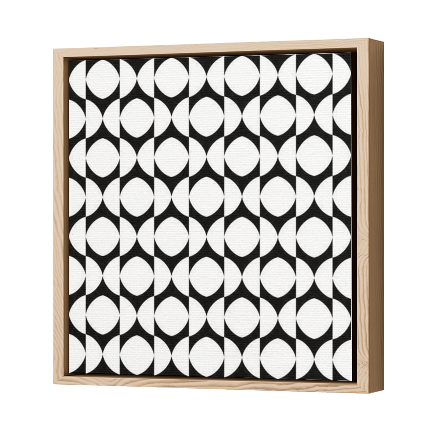 Thumbnail for Canvas - Wood Grain Floating Frame