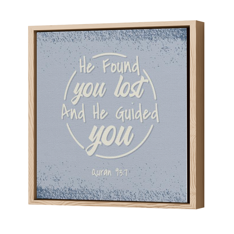 Thumbnail for Canvas - Wood Grain Floating Frame