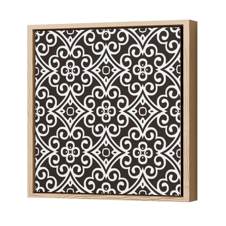 Thumbnail for Canvas - Wood Grain Floating Frame