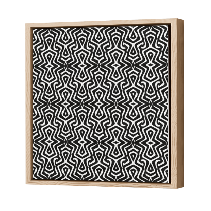 Thumbnail for Canvas - Wood Grain Floating Frame