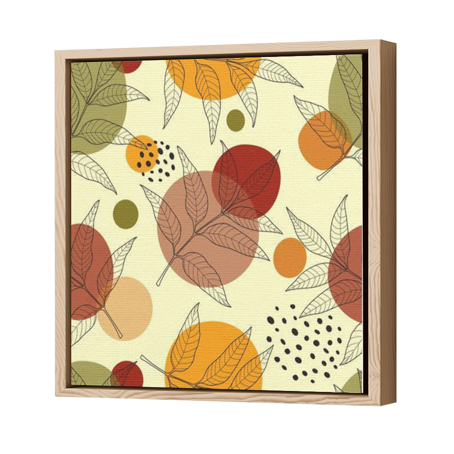 Thumbnail for Canvas - Wood Grain Floating Frame