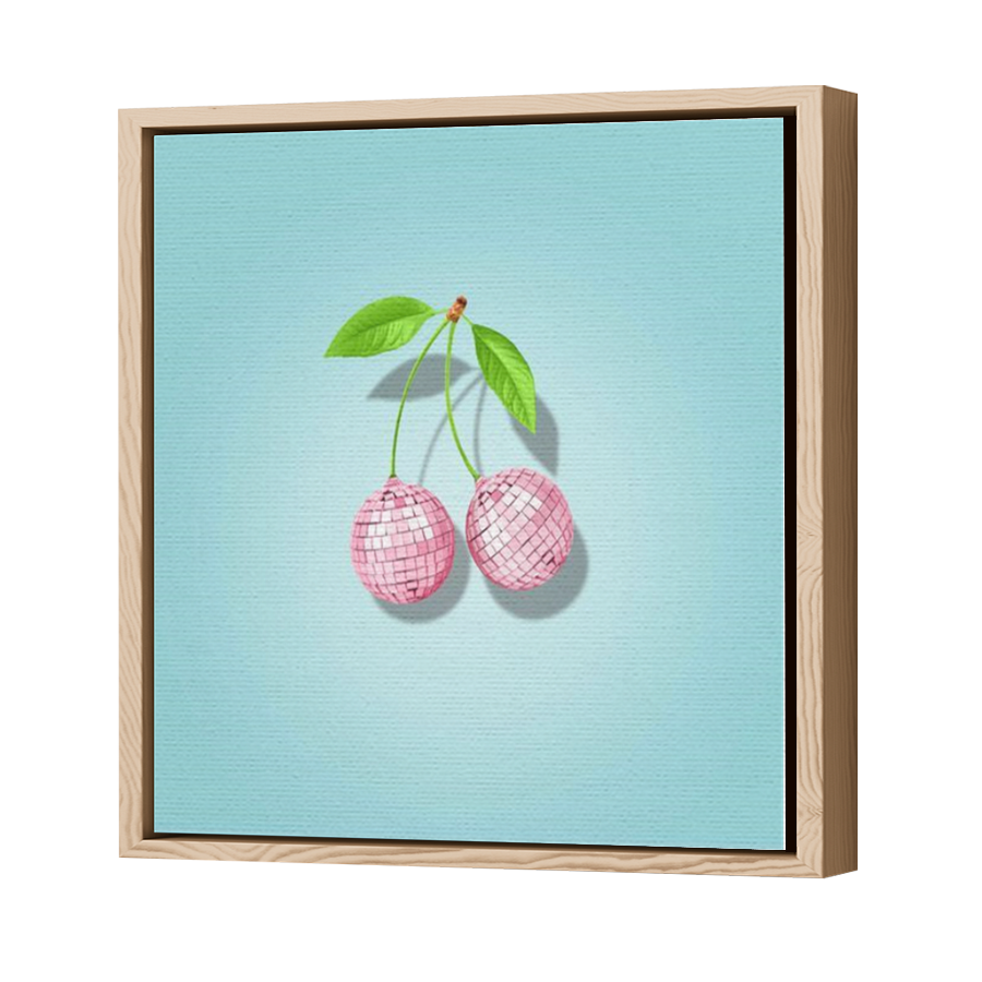 Thumbnail for Canvas - Wood Grain Floating Frame