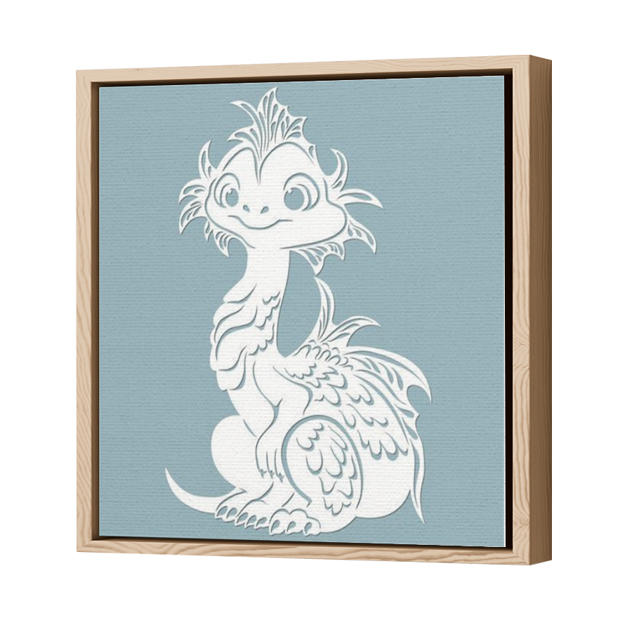 Thumbnail for Canvas - Wood Grain Floating Frame