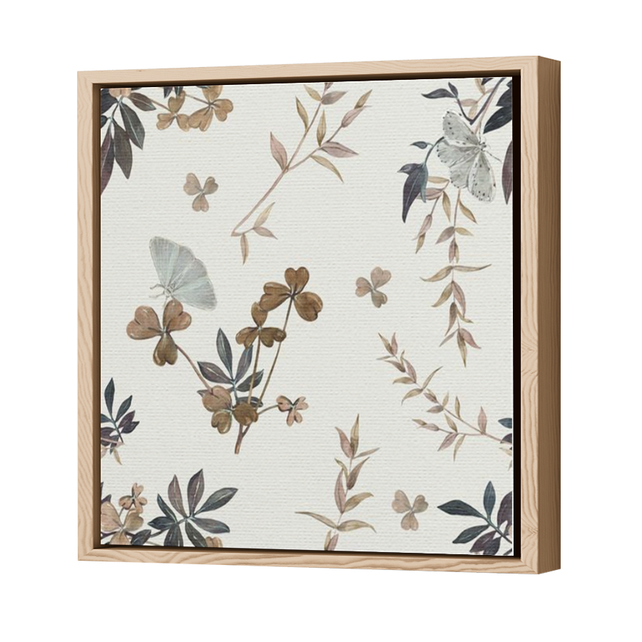 Thumbnail for Canvas - Wood Grain Floating Frame