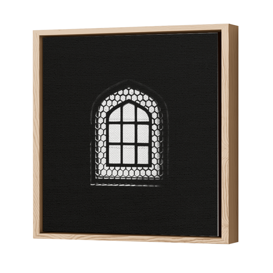 Thumbnail for Canvas - Wood Grain Floating Frame