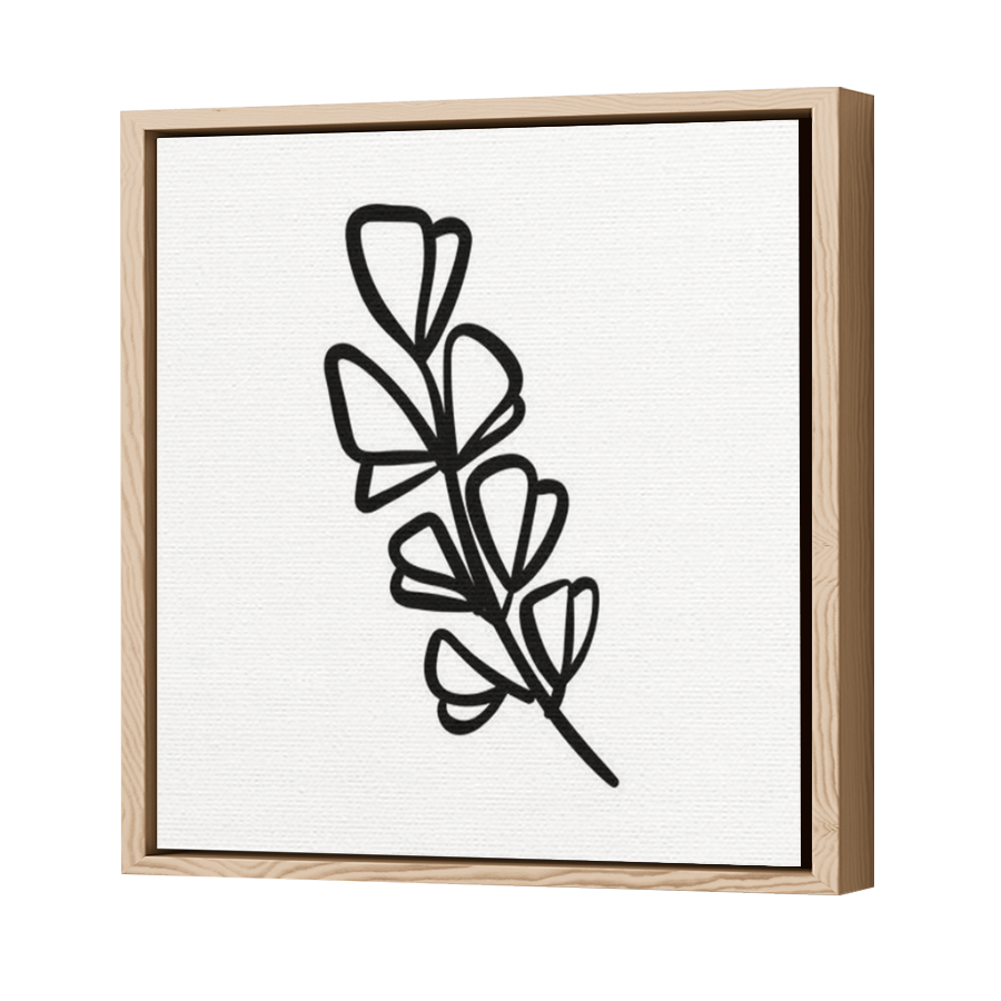 Thumbnail for Canvas - Wood Grain Floating Frame