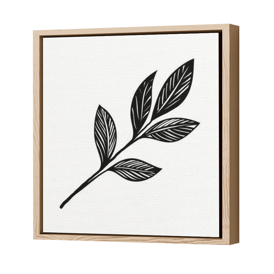 Thumbnail for Canvas - Wood Grain Floating Frame