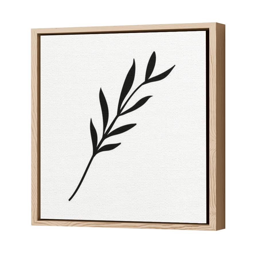 Thumbnail for Canvas - Wood Grain Floating Frame