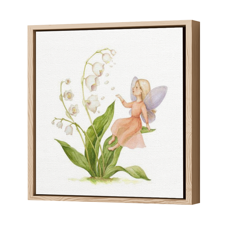 Thumbnail for Canvas - Wood Grain Floating Frame