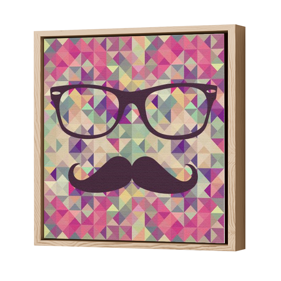 Thumbnail for Canvas - Wood Grain Floating Frame
