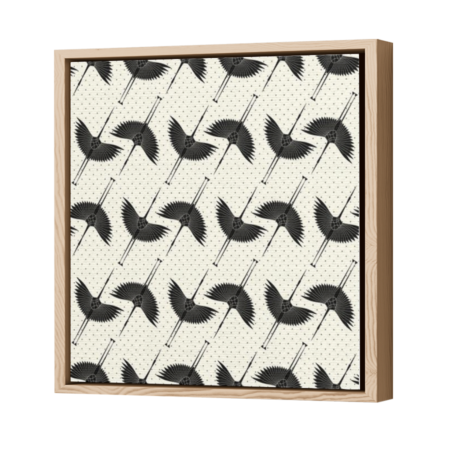 Thumbnail for Canvas - Wood Grain Floating Frame