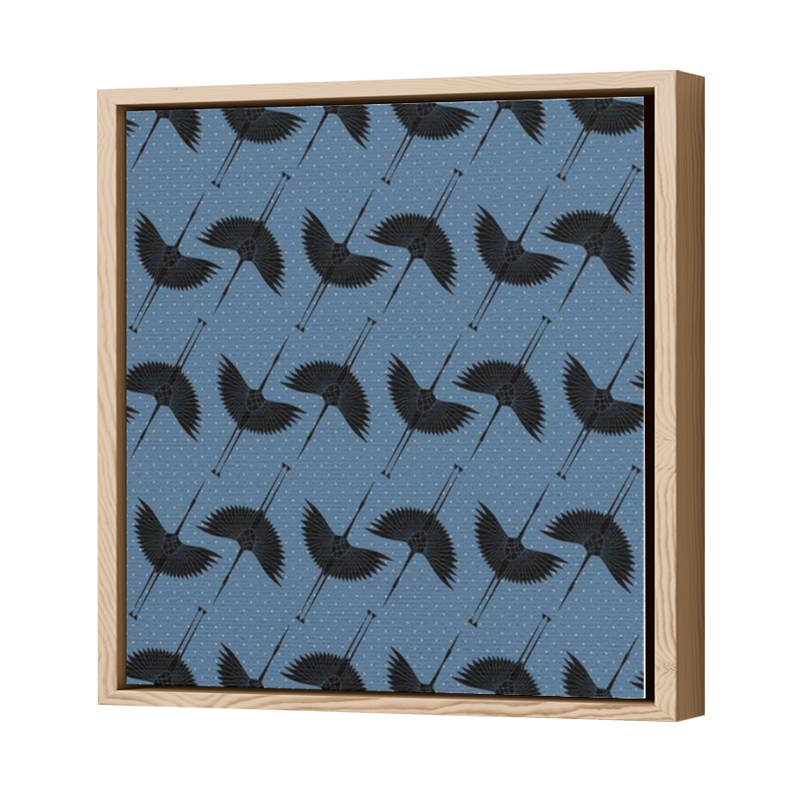 Thumbnail for Canvas - Wood Grain Floating Frame