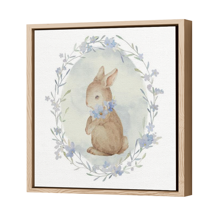 Thumbnail for Canvas - Wood Grain Floating Frame