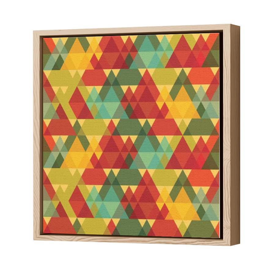 Thumbnail for Canvas - Wood Grain Floating Frame