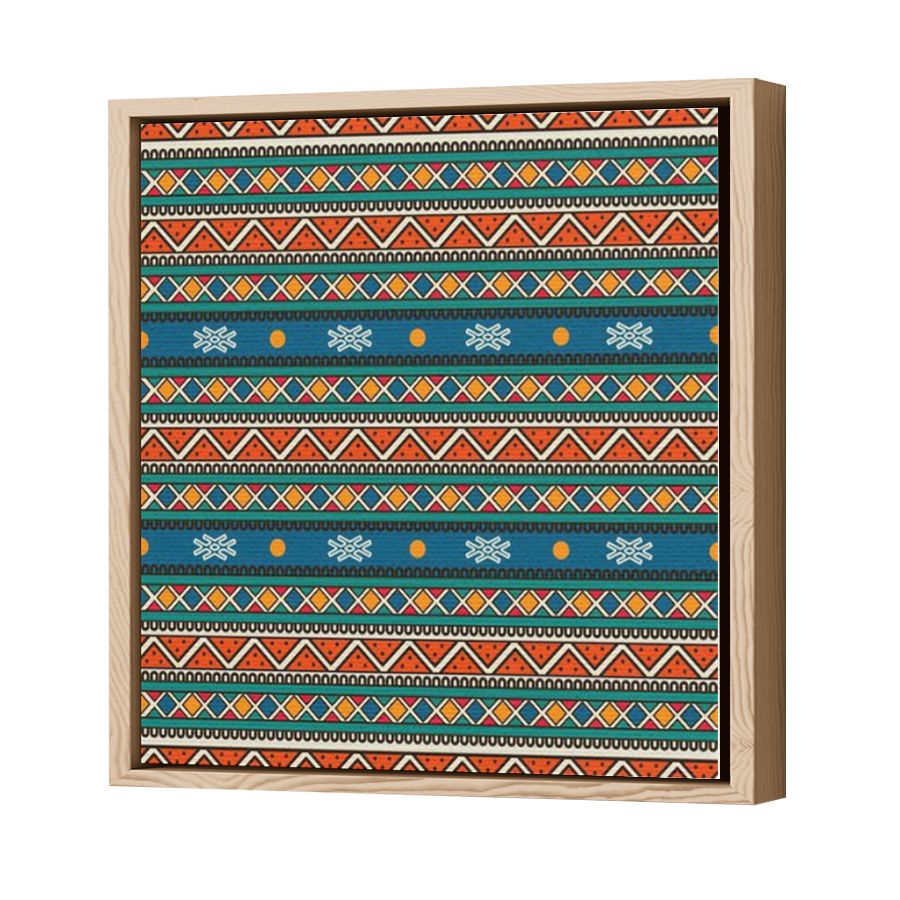 Thumbnail for Canvas - Wood Grain Floating Frame