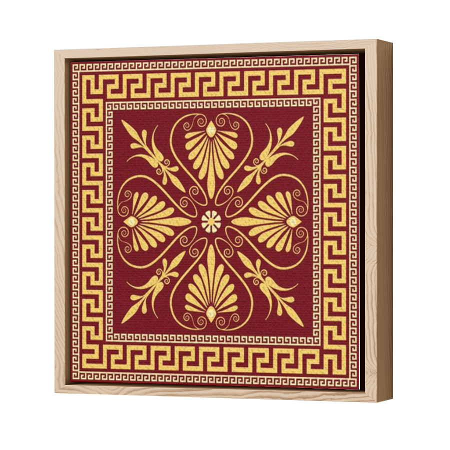 Thumbnail for Canvas - Wood Grain Floating Frame