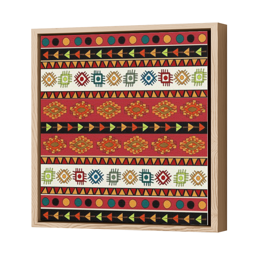 Thumbnail for Canvas - Wood Grain Floating Frame