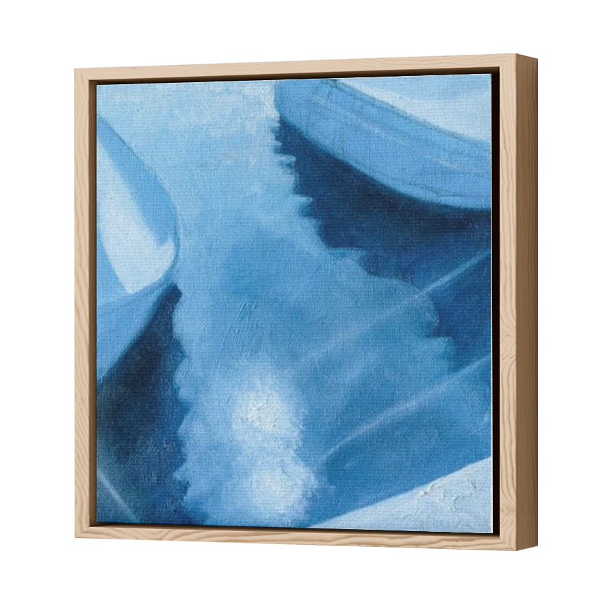 Thumbnail for Canvas - Wood Grain Floating Frame
