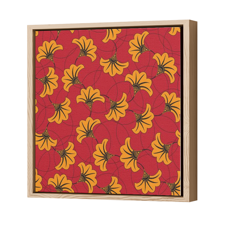 Thumbnail for Canvas - Wood Grain Floating Frame
