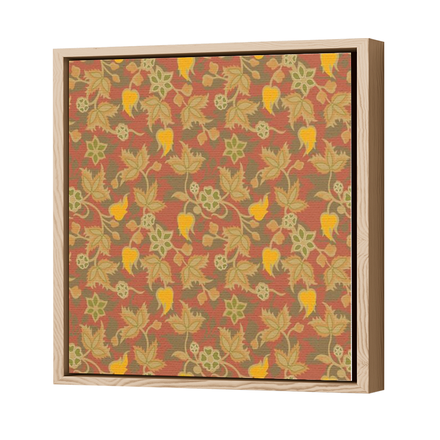 Thumbnail for Canvas - Wood Grain Floating Frame