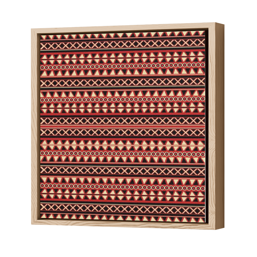 Thumbnail for Canvas - Wood Grain Floating Frame