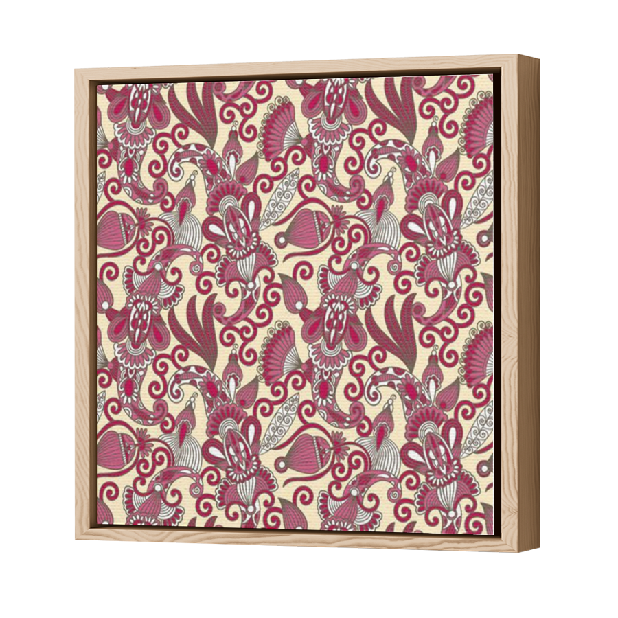 Thumbnail for Canvas - Wood Grain Floating Frame