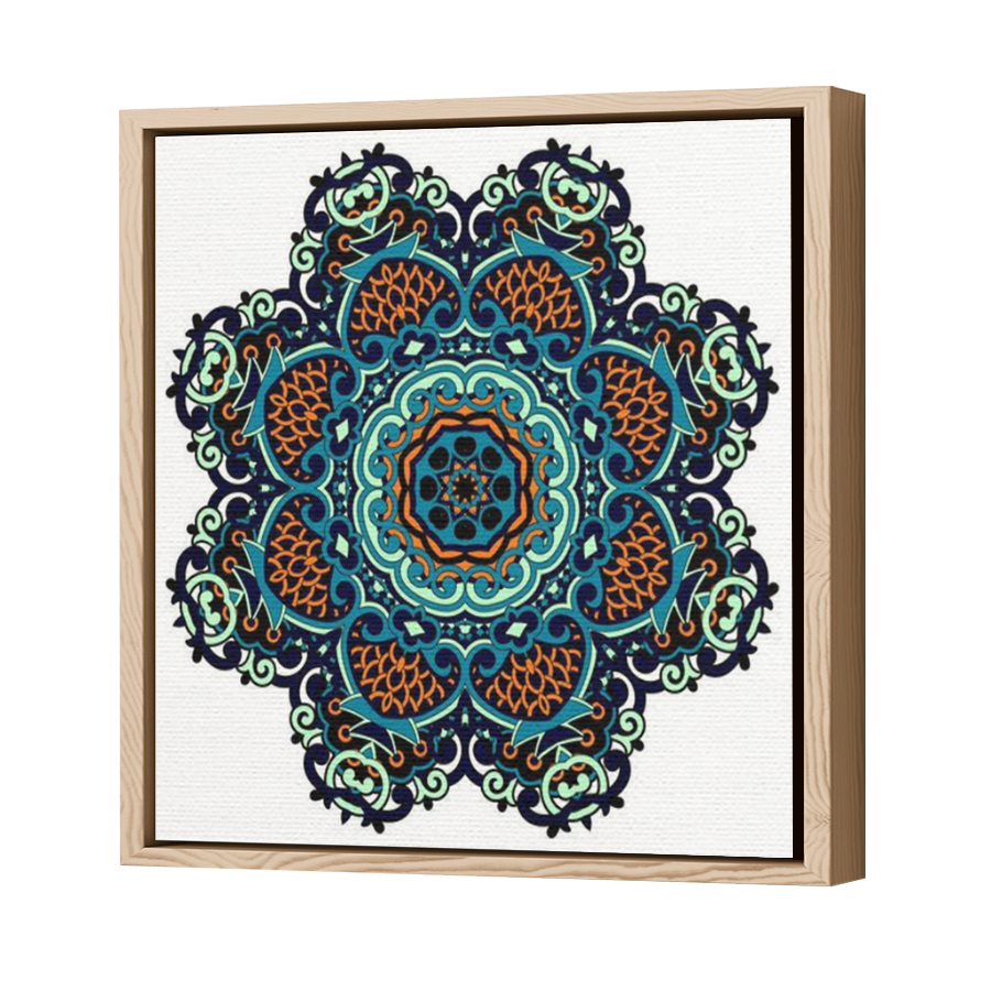 Thumbnail for Canvas - Wood Grain Floating Frame
