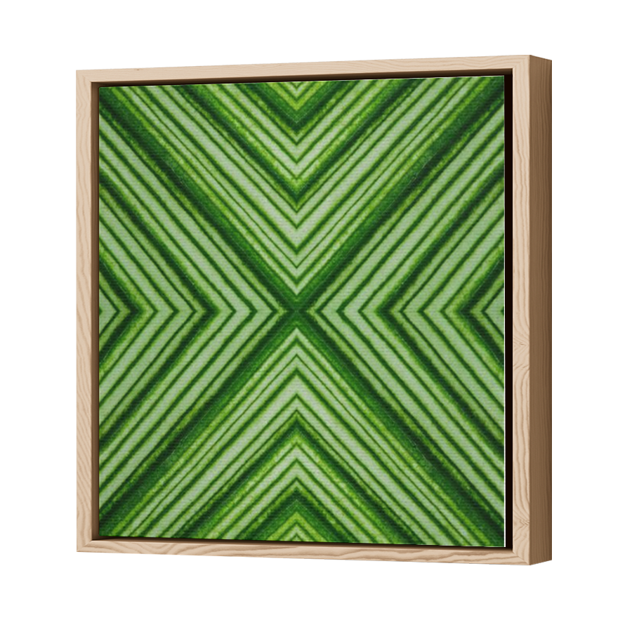 Thumbnail for Canvas - Wood Grain Floating Frame