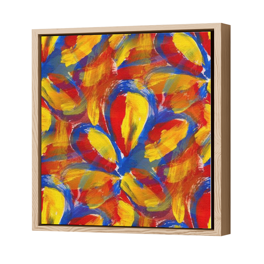 Thumbnail for Canvas - Wood Grain Floating Frame