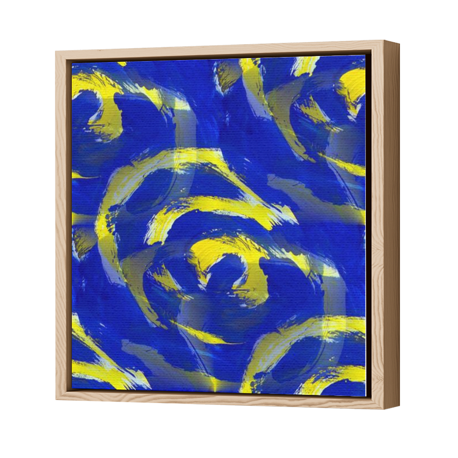 Thumbnail for Canvas - Wood Grain Floating Frame