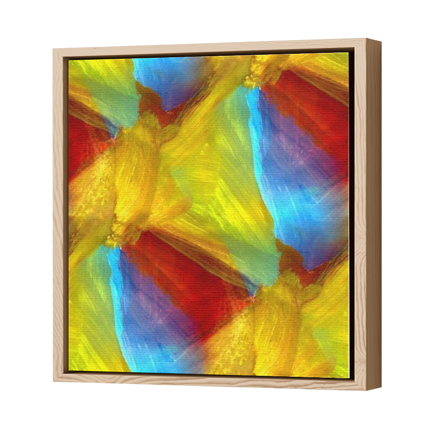 Thumbnail for Canvas - Wood Grain Floating Frame